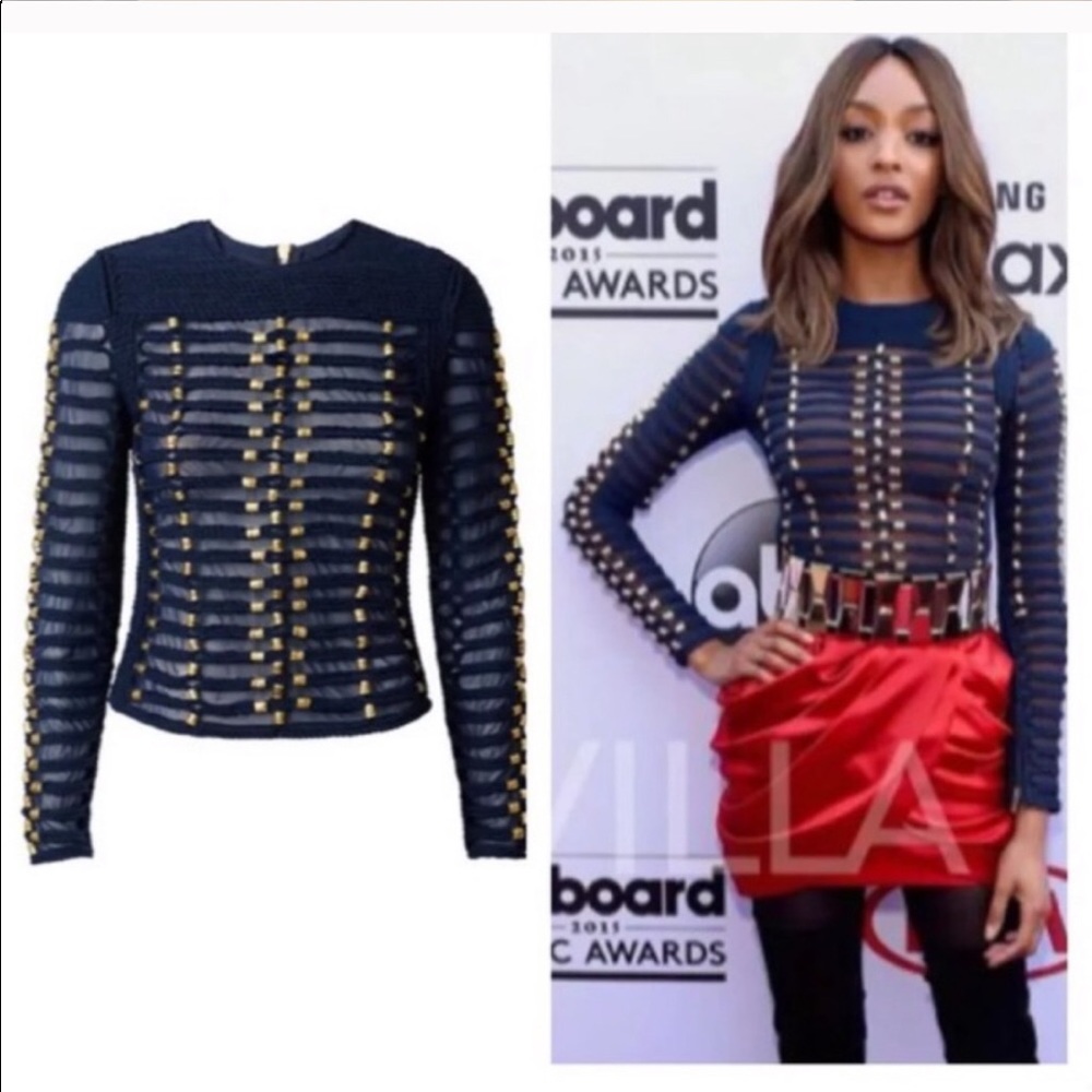 Balmain x H&M limited Edition fitted blouse💖💖💖